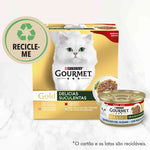 Purina Gourmet Gold Delícias Suculentas Multivariedade para Gato Adulto 8x85 g
