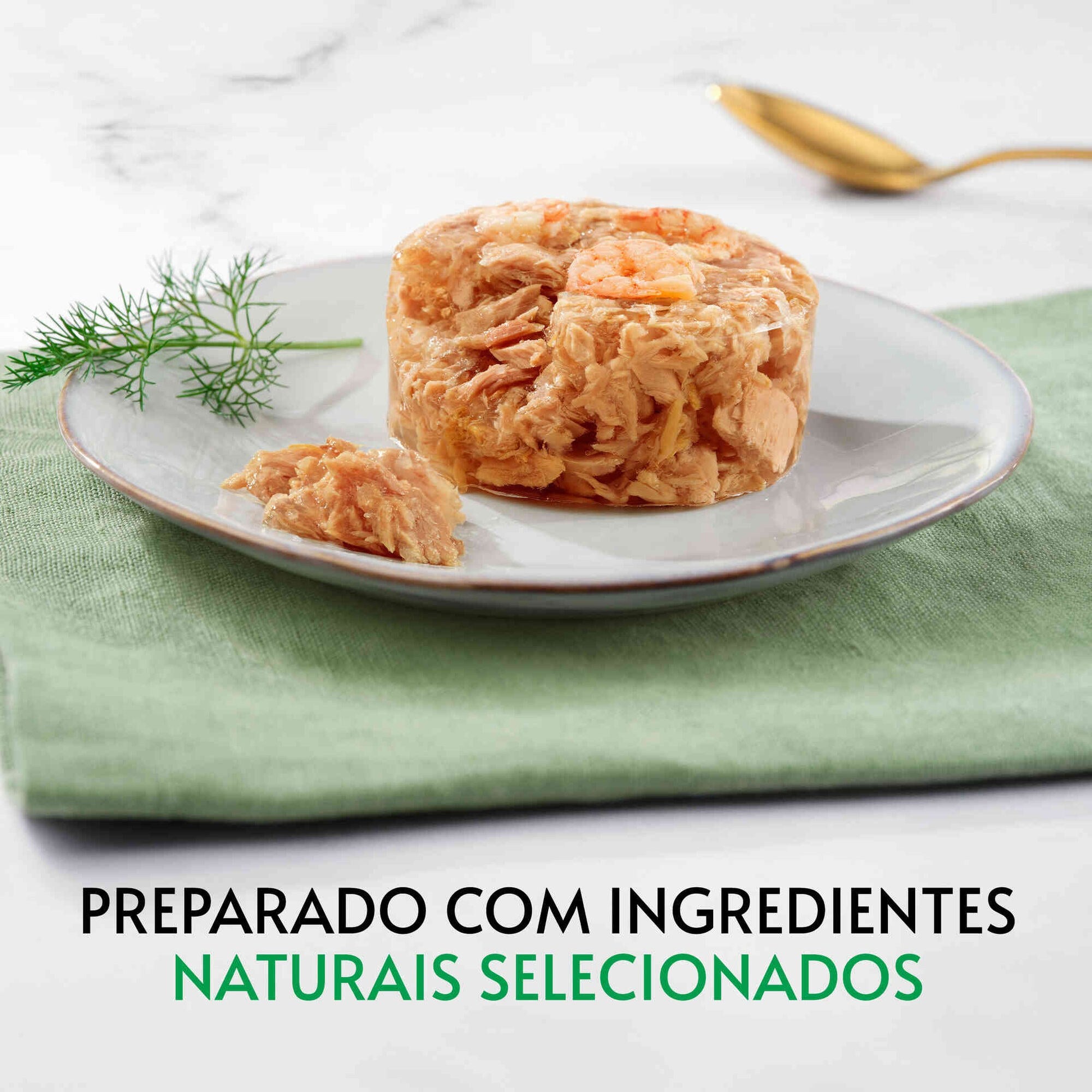 Purina Gourmet Nature's Creations Atum e Gamba para Gato, 70 g