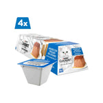 Purina Gourmet Revelations Mousse Peixe do Oceano Gato Adulto, 4 porções 4x57 g