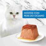 Purina Gourmet Revelations Mousse Peixe do Oceano Gato Adulto, 4 porções 4x57 g