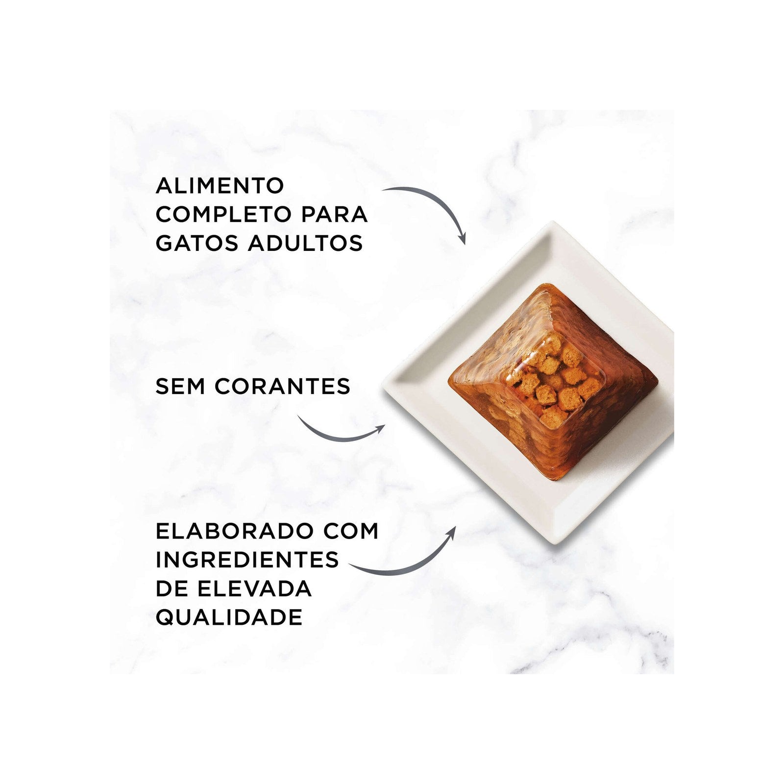 Purina Gourmet Revelations Comida Húmida Gato Adulto Frango, 4 porções 4x57 g