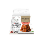 Purina Gourmet Revelations Salmão para Gato Adulto, 4 porções 4x57 g