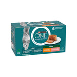 Purina One Terrine para Gato Adulto Frango e Cenouras 4x85 g