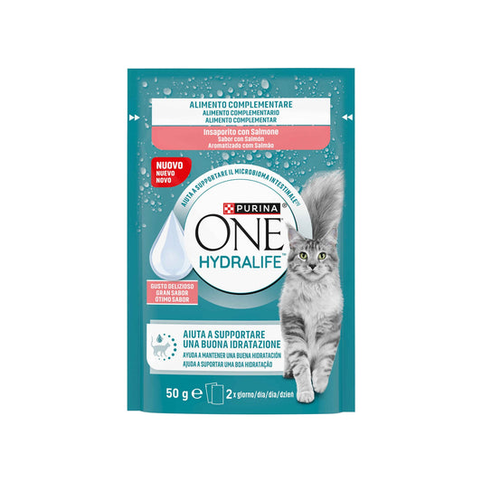 Purina One Hydra Life Snack Líquido Salmão para Gato 50 g