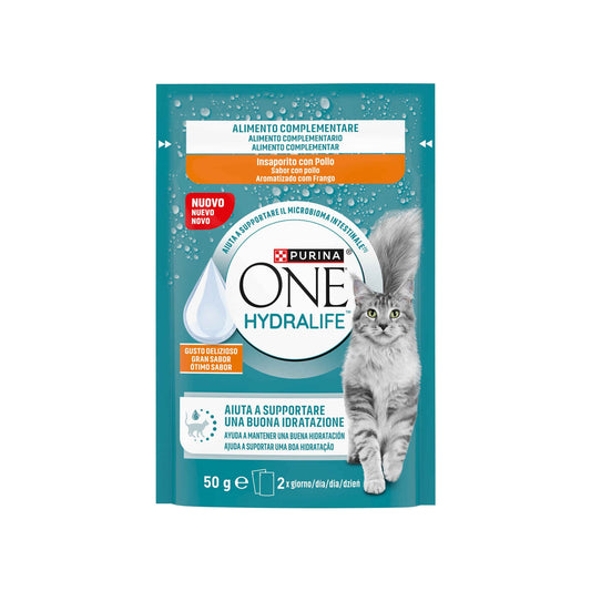 Purina One Hydra Life Snack Líquido para Gato Frango 50 g