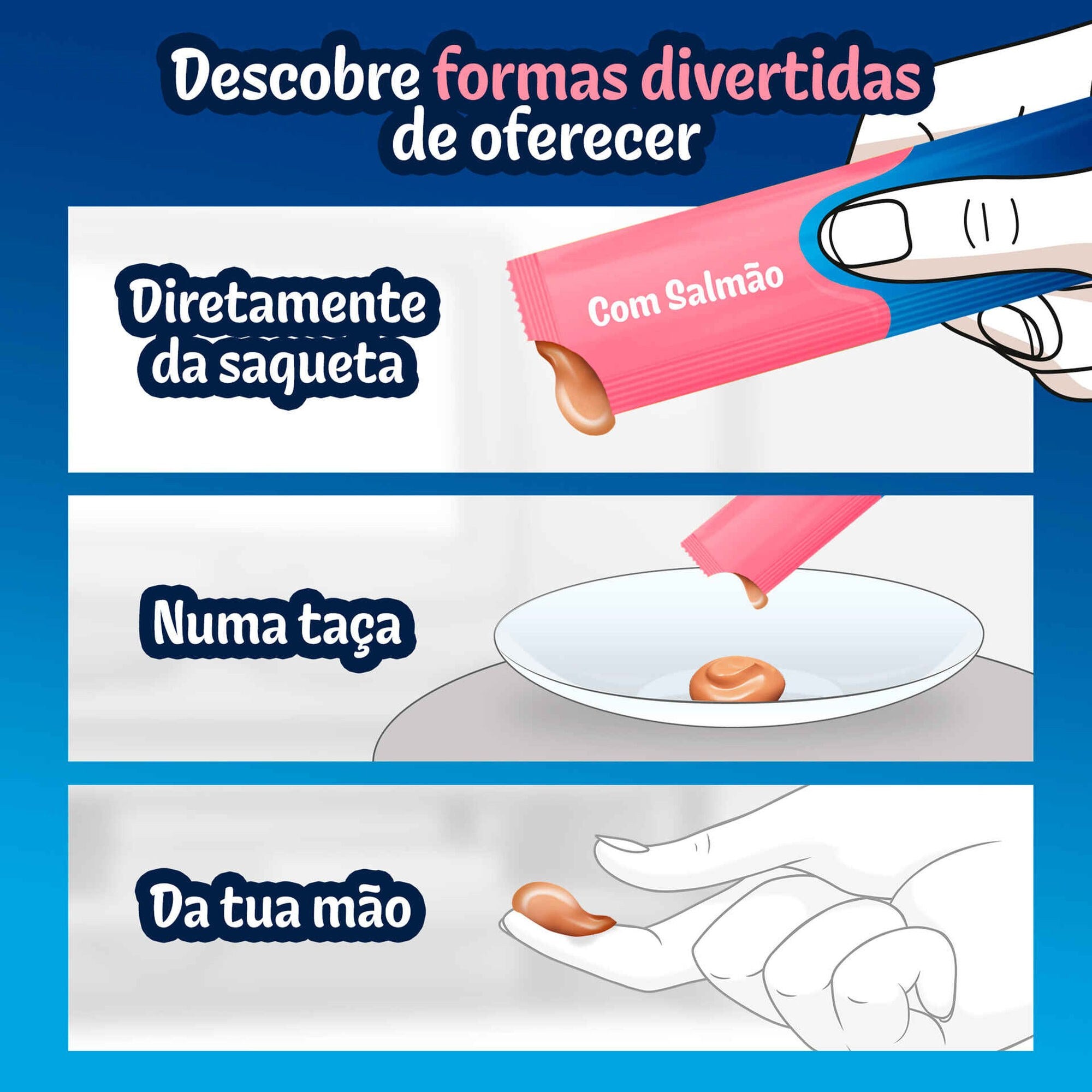 Snack Líquido Felix Deli Moments Salmão, 10 g 4x10 g