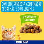 Purina Friskies Ração para Gato Adulto Esterilizado Salmão 1,5 kg