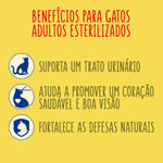 Purina Friskies Ração para Gato Adulto Esterilizado com Salmão 3 kg