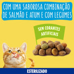 Purina Friskies Ração para Gato Adulto Esterilizado com Salmão 3 kg
