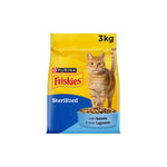 Purina Friskies Ração para Gato Adulto Esterilizado com Salmão 3 kg
