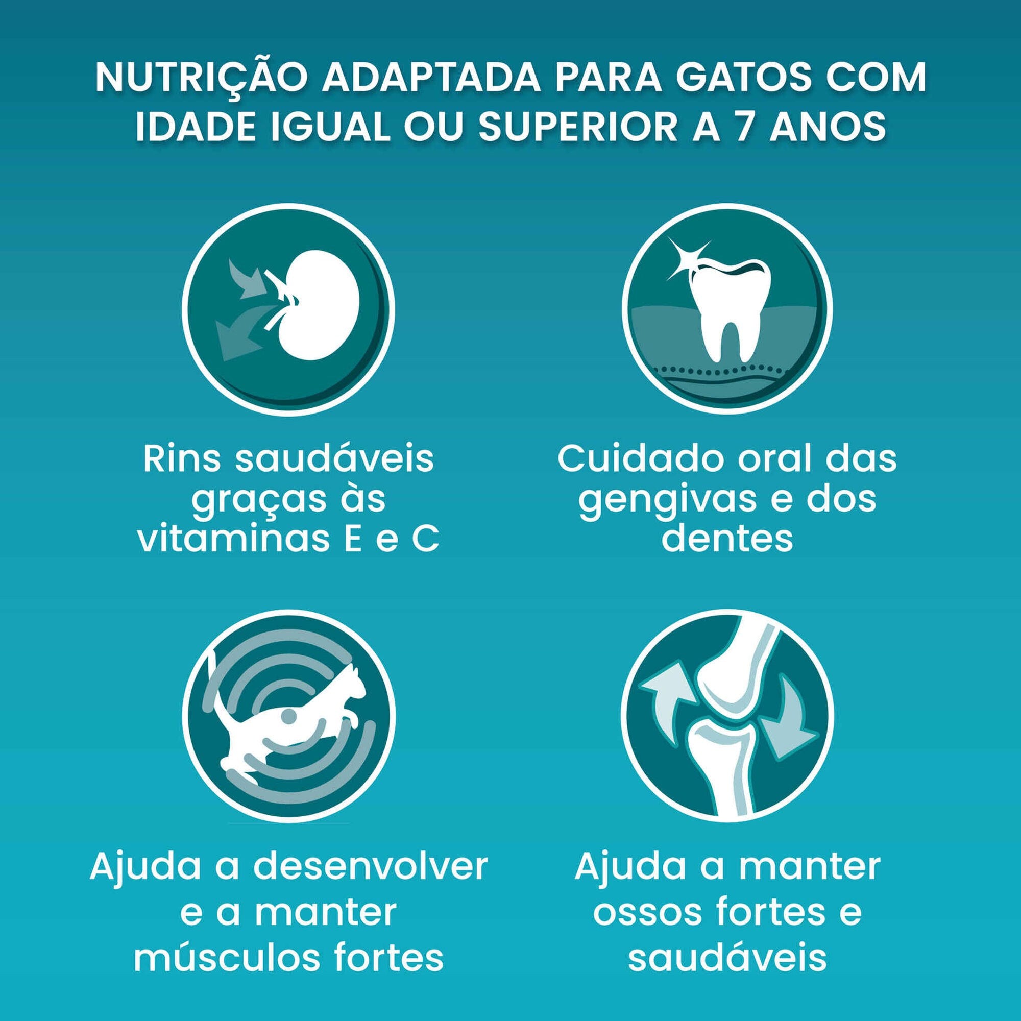 Purina One Vital Maturity Salmão para Gato Sénior 800 g