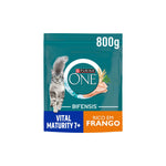 Purina One Vital Maturity Ração Gato Sénior Frango 800 g