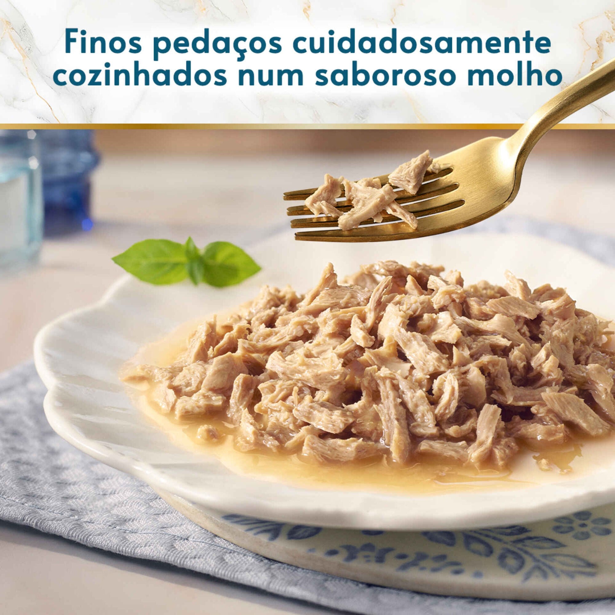 Purina Gourmet Perle Pedaços do Oceano para Gato Adulto 4x85 g