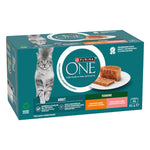 Purina One Terrine para Gato Adulto Frango e Cenouras 4x85 g
