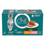 Purina One Terrine para Gato Adulto Frango e Cenouras 4x85 g