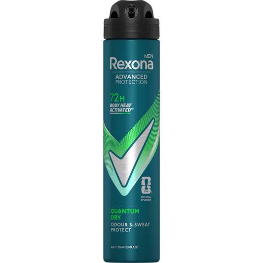 Desodorizante Spray Rexona Men Quantum Dry 150 ml 200 ml