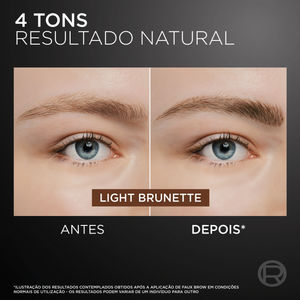 L'Oréal Paris Faux Brow Delineador Light Brunette 1 ml