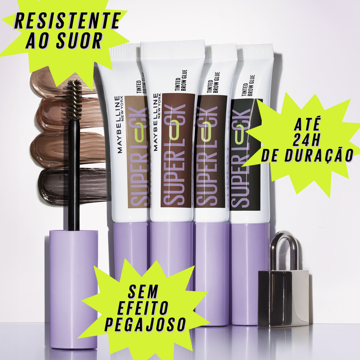 Maybelline New York Cola Pestanas Superlock Black 7 ml