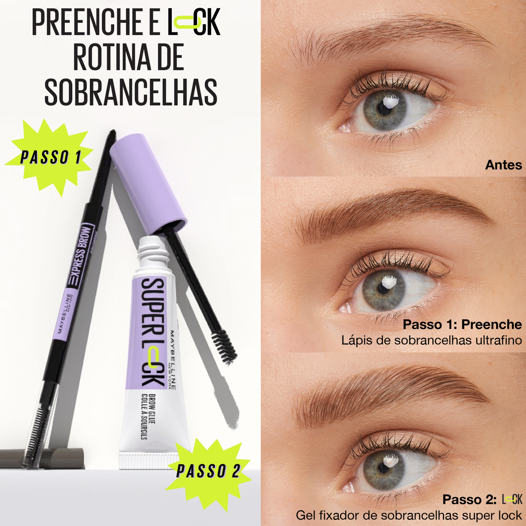 Maybelline New York Cola Pestanas Superlock Black 7 ml