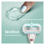 Gillette Venus Conjunto Pro Smooth Sensitive com Cabo + 4 Recargas + Suporte + Capa + Bolsa