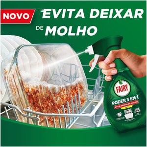 Fairy Spray Recarga Poder 3 em 1 para Loiça e Cozinha 500ml