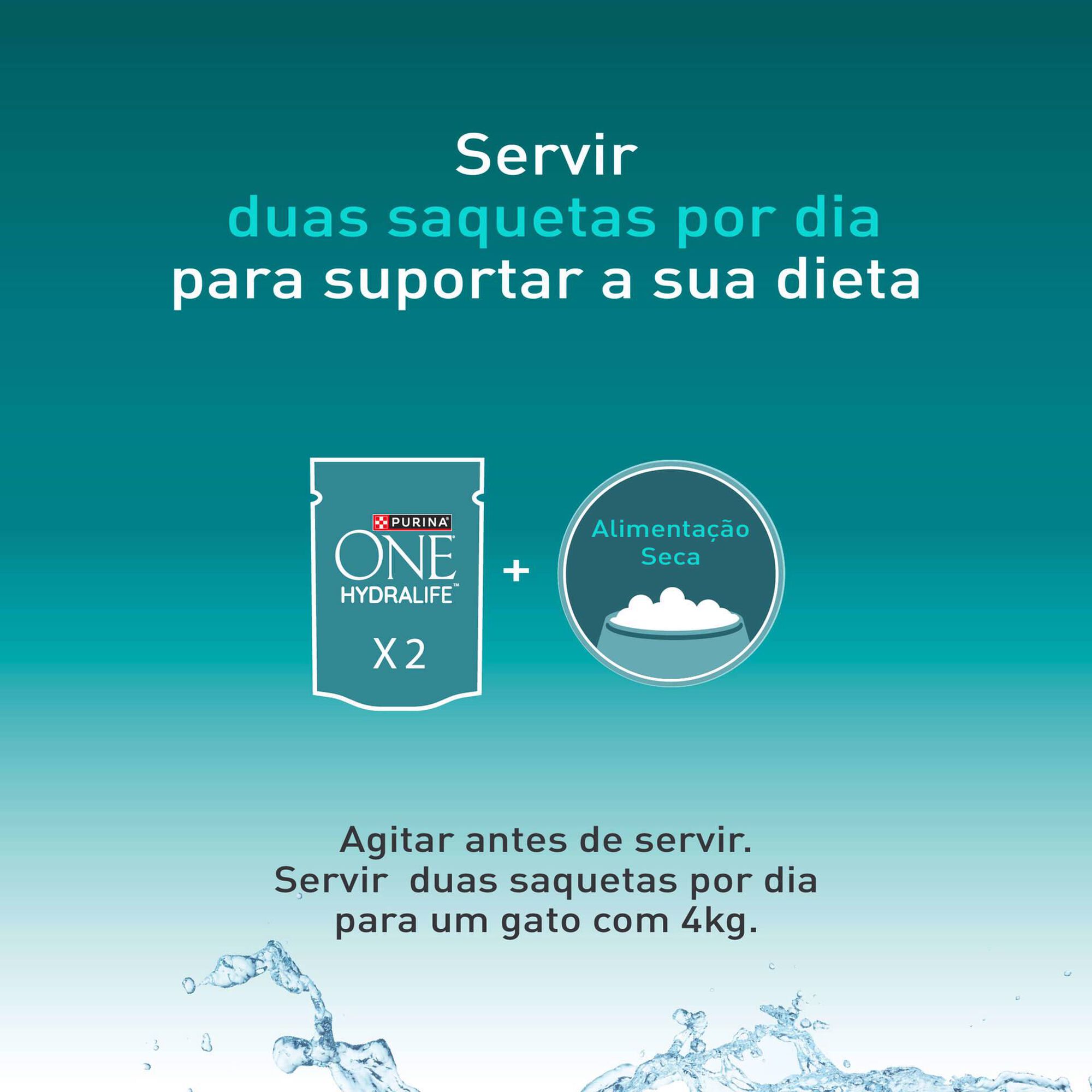 Purina One Hydra Life Snack Líquido para Gato Frango 50 g
