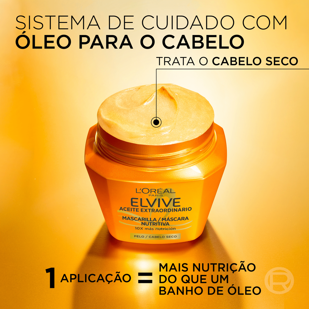 L'Oréal Paris Elvive Óleo Extraordinário Máscara 310 ml