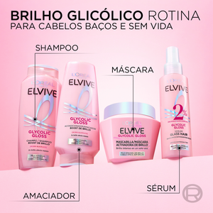 L'Oréal Paris Elvive Glycolic Gloss Máscara 310 ml