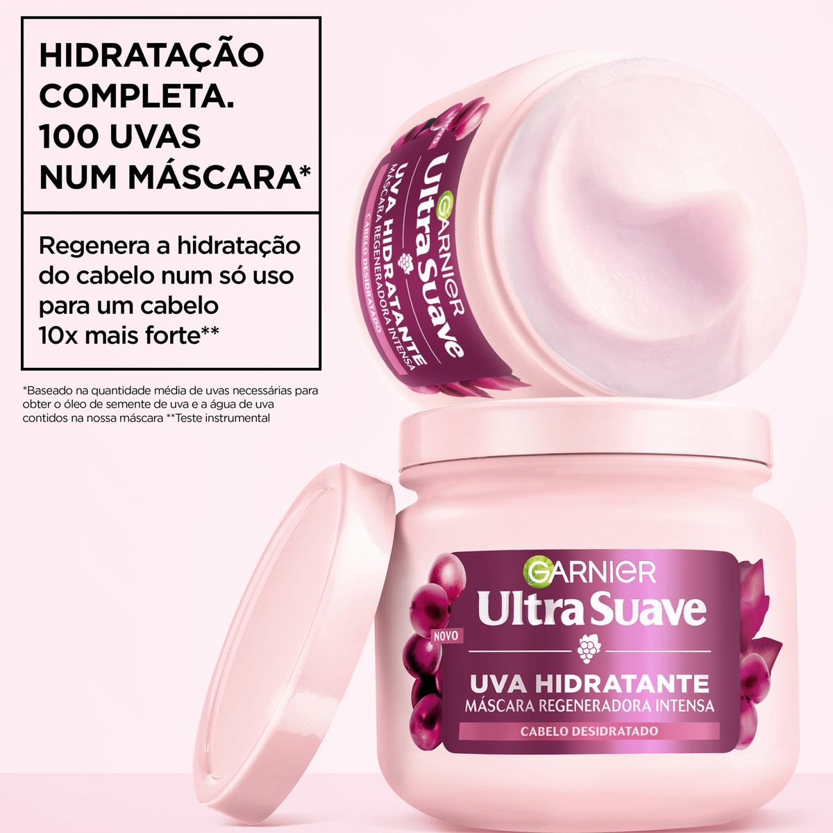 Garnier Ultra Suave Máscara Regeneradora Uva 340 ml