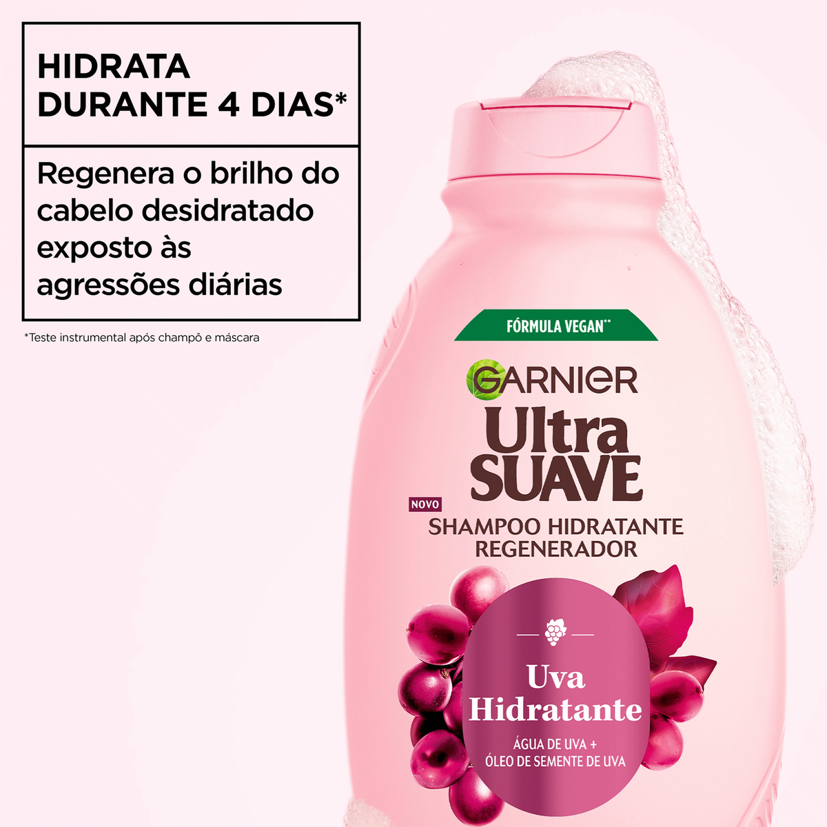 Garnier Ultra Suave Champô de Uva Hidratante 400 ml