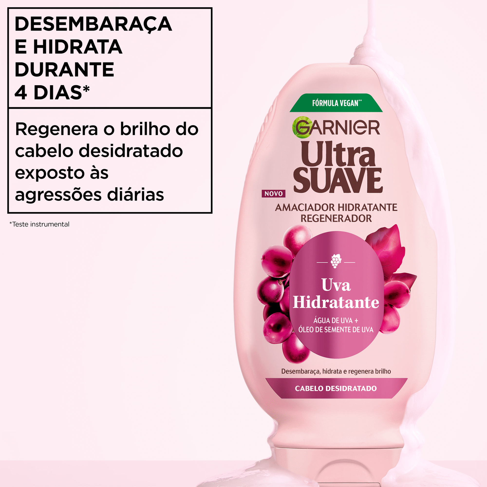 Garnier Ultra Suave Amaciador Uva Hidratante 400 ml
