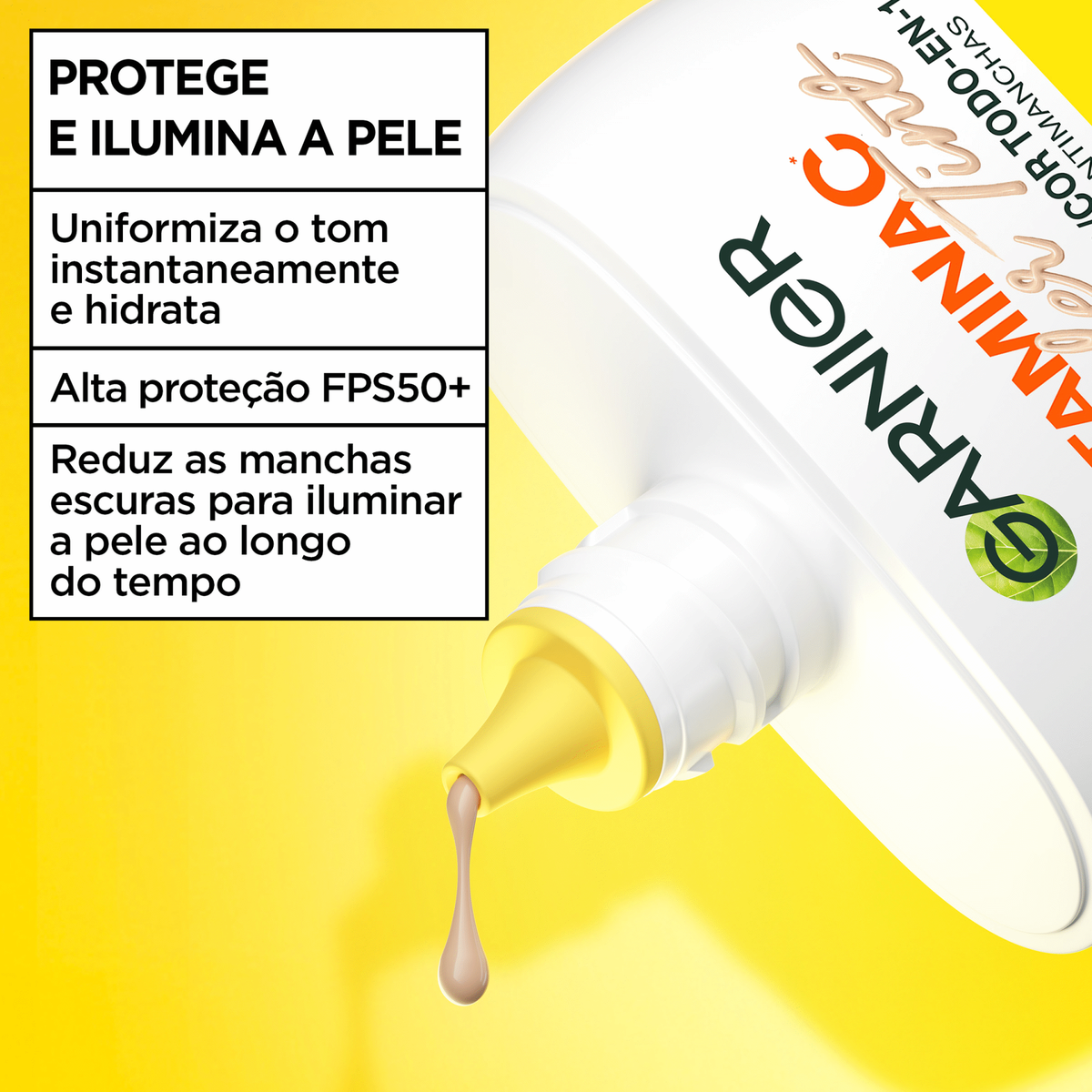 Garnier Skin Active Wonder Tint FPS 50+ Tom Claro 50 ml
