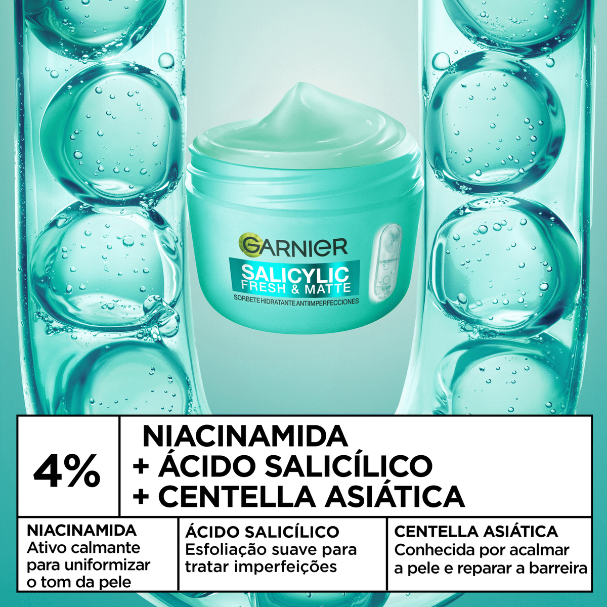 Garnier Pure Active Salicylic Fresh & Matte Sorbet 85 ml