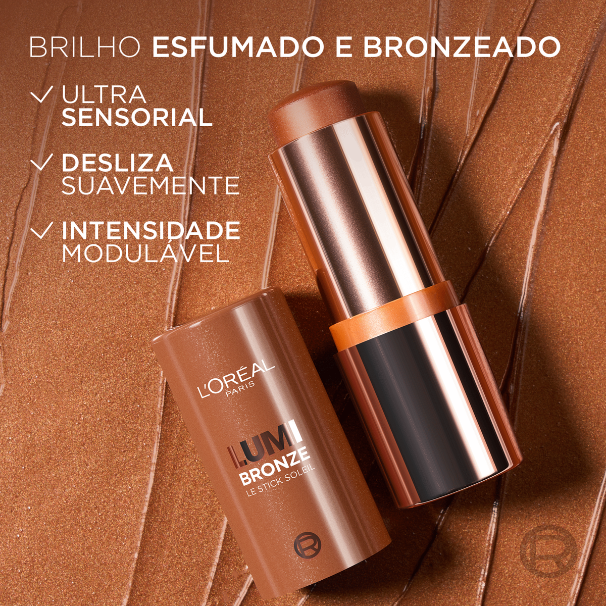 L'Oréal Paris Lumi Bronze Stick 100 Sunkissed Rose 9 g