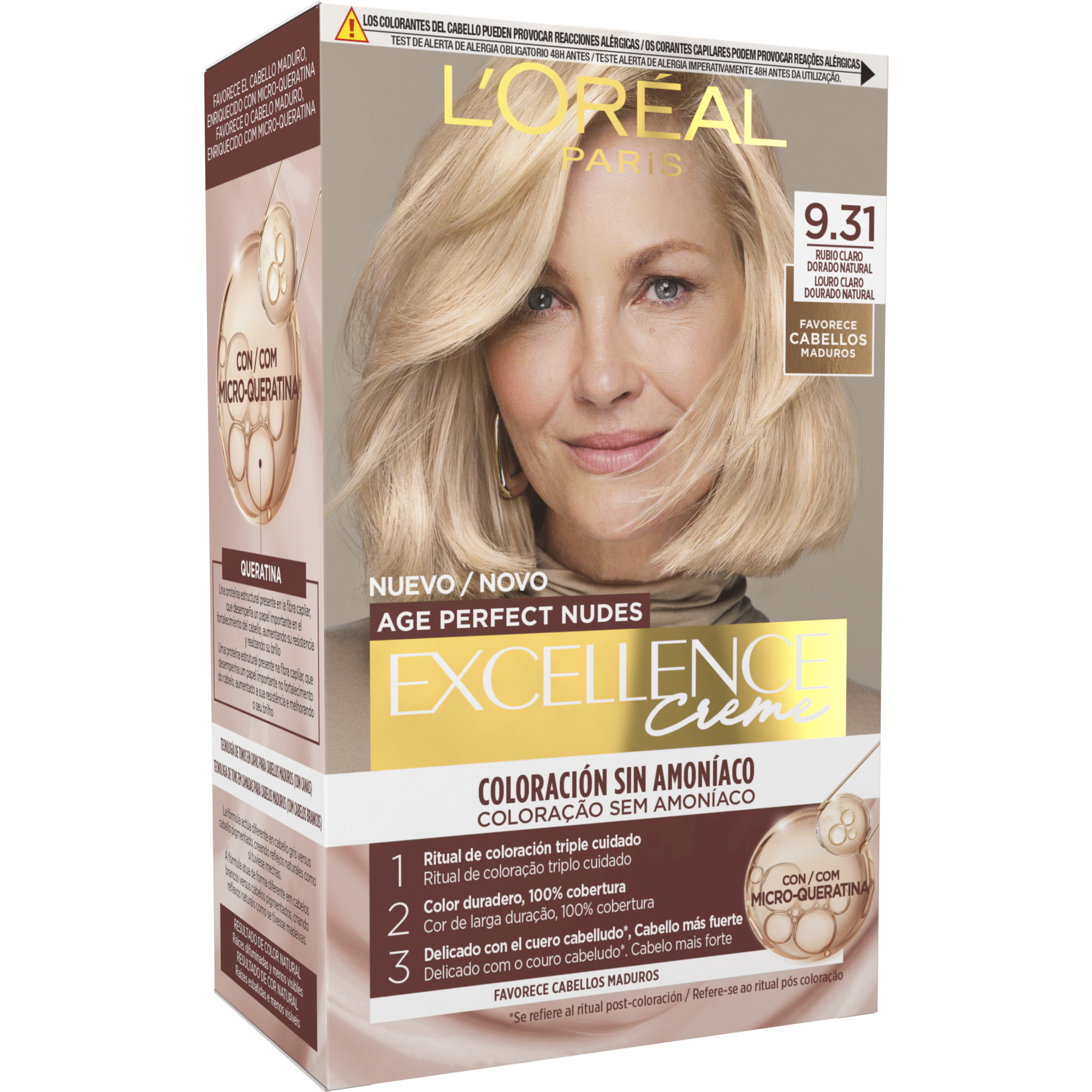 L'Oréal Paris Excellence Age Perfect Nudes 9.31 1 un