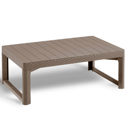 Keter Mesa de Jardim Lyon Cor Cappuccino - Marrom