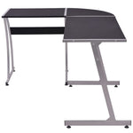HKH Mesa de Esquina en Forma de L - Negro