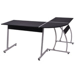 HKH Mesa de Esquina en Forma de L - Negro