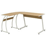 HKH Mesa de Canto em Forma de L - Preto