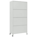 HKH Cacifo com 6 Compartimentos em Aço - 90x45x180 Cm - Cinzento