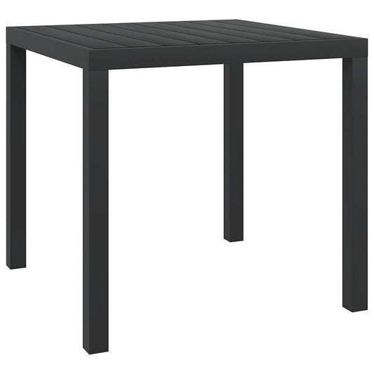 HKH Mesa de Jardim em Alumínio e Wpc - Preto