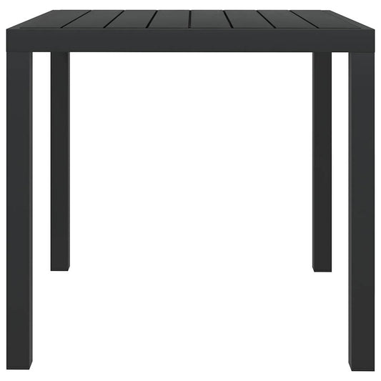 HKH Mesa de Jardim em Alumínio e Wpc - Preto