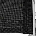HKH Conjunto de Jantar para Jardim 5 Pcs 80x71 Cm Aço Preto/cinza - Cinzeto
