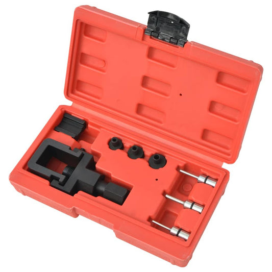 HKH Conjunto Extractor de Correntes e Rebitadeira para Motas - 8 Peças