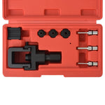 HKH Conjunto Extractor de Correntes e Rebitadeira para Motas - 8 Peças