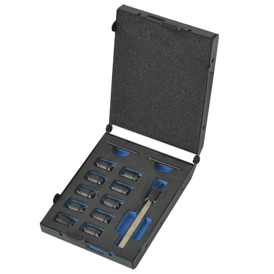 Juego de brocas para soldadura por puntos HSS HKH - 13 piezas