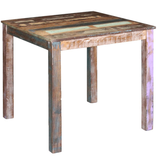 Mesa de comedor de madera maciza reciclada HKH