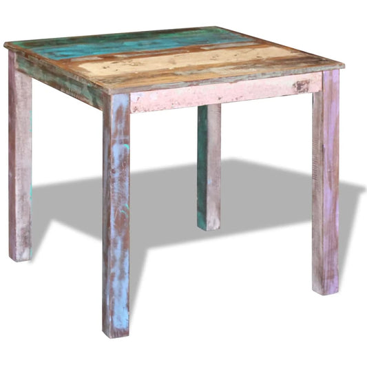 Mesa de comedor de madera maciza reciclada HKH