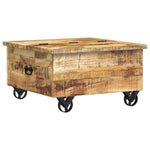 HKH Mesa de Centro em Madeira de Mangueira Áspera