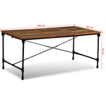 HKH Mesa de Jantar em Madeira Maciça Reciclada 180 Cm